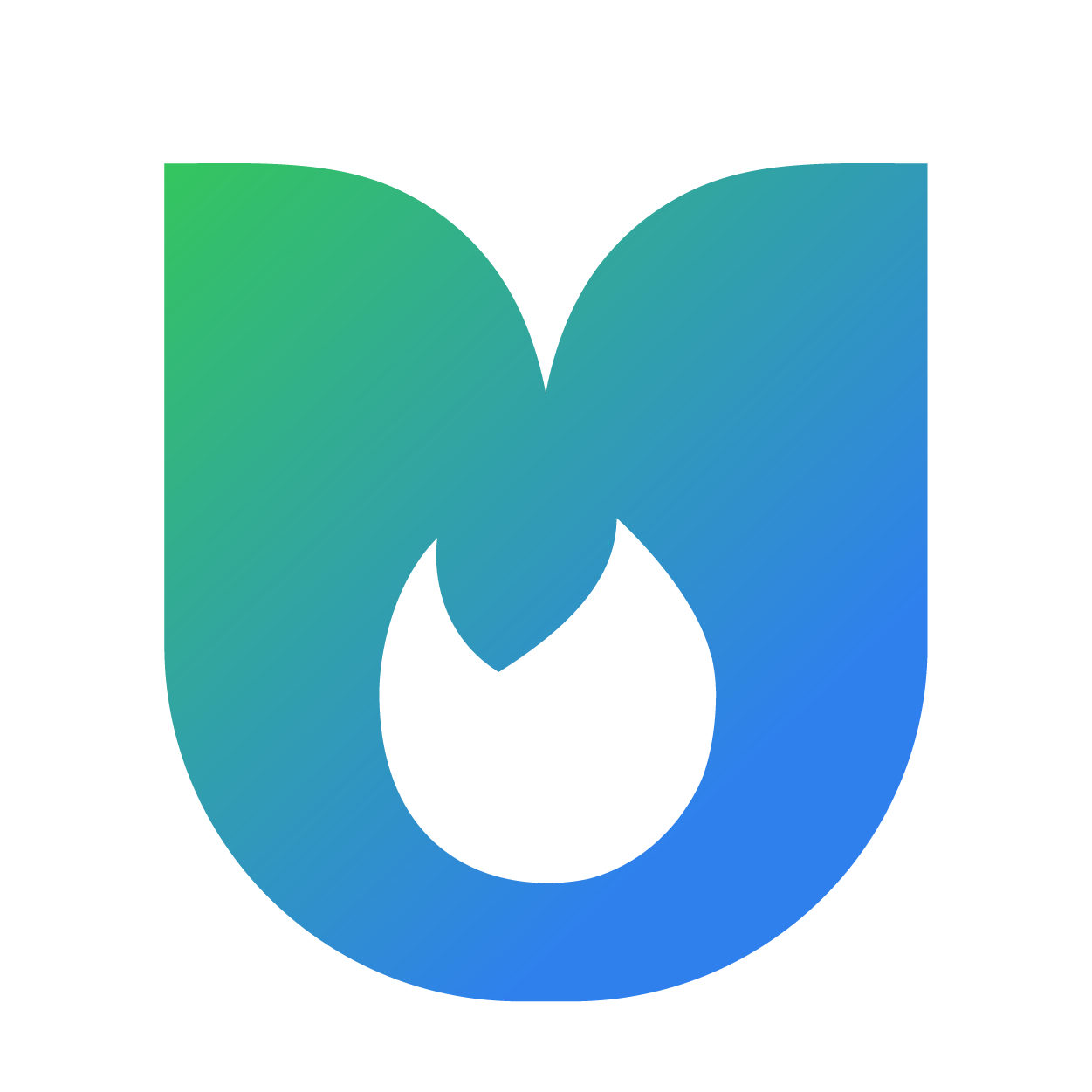 Abstract Green Shape